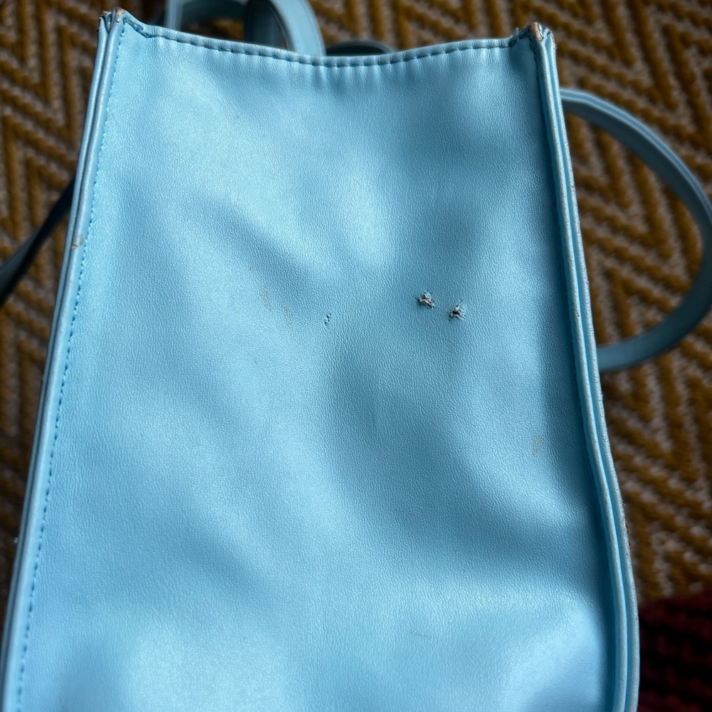 Telfar Light Blue Medium Shopping Bag - Picture 6 of 9